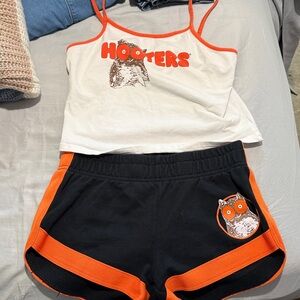 Hooters Tank Top and Shorts Set